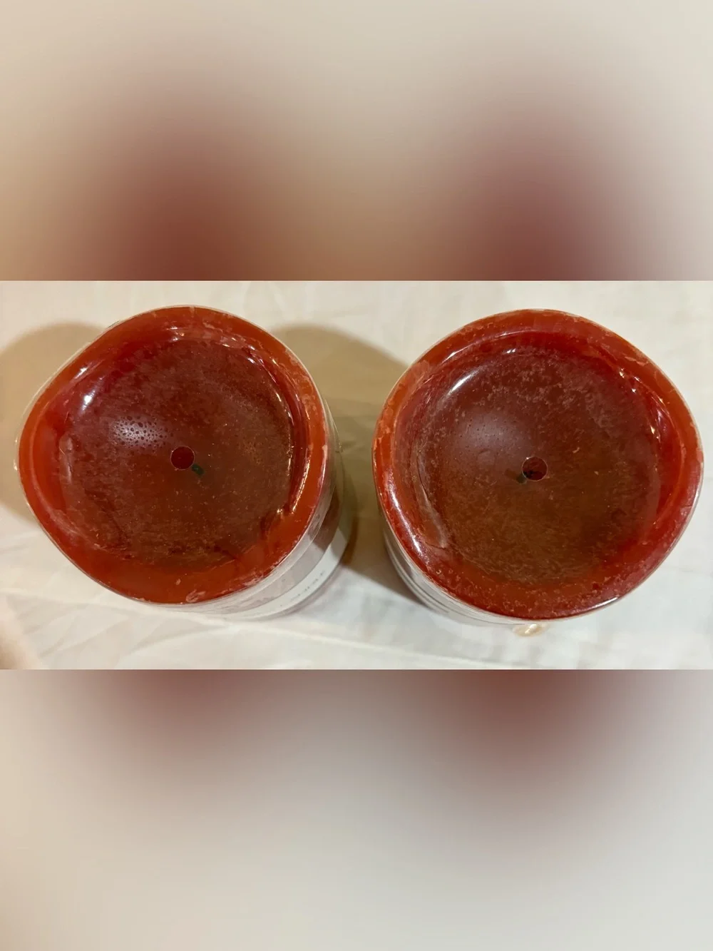 Hudson 43 Red Flameless LED Wax Candle Pair